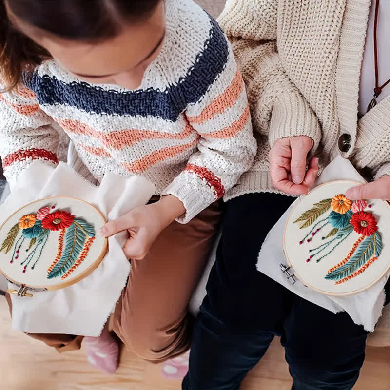 Rubbyoo Embroidery Kit - Wildflower