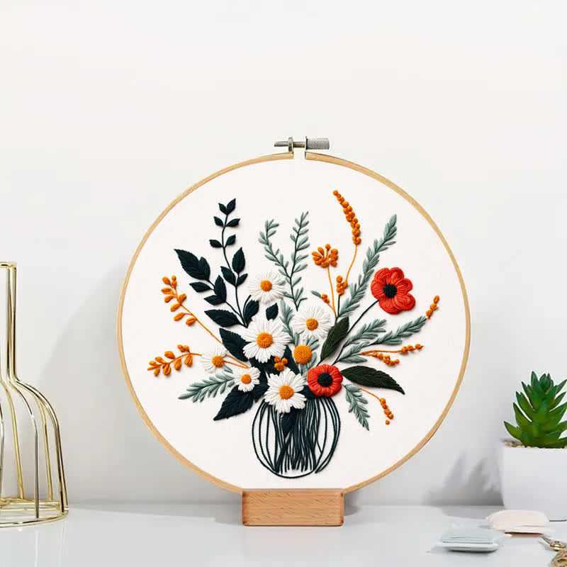 Rubbyoo Embroidery Kit - Plants