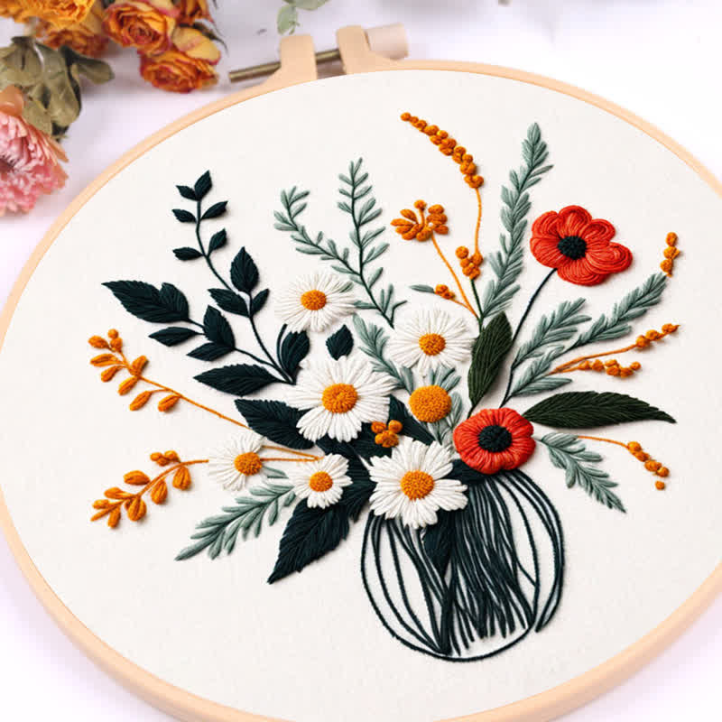 Rubbyoo Embroidery Kit - Plants