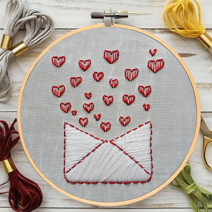 Rubbyoo Embroidery Kit - Love Letters
