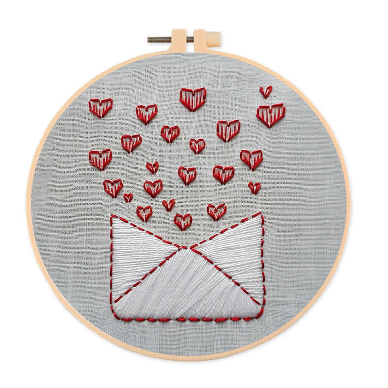 Rubbyoo Embroidery Kit - Love Letters