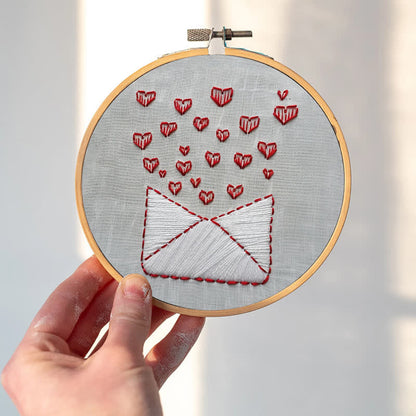 Rubbyoo Embroidery Kit - Love Letters