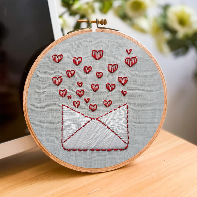 Rubbyoo Embroidery Kit - Love Letters