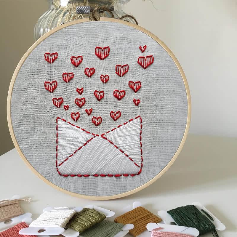 Rubbyoo Embroidery Kit - Love Letters
