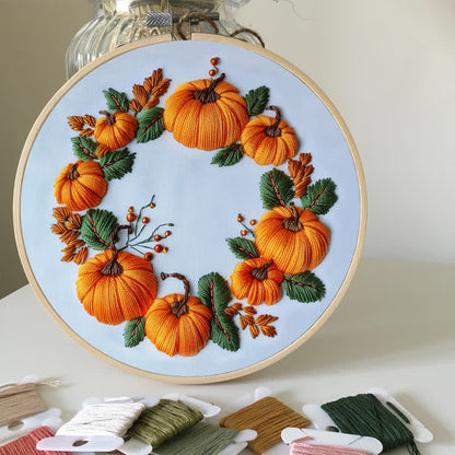 Rubbyoo Embroidery Kit - Original Pumpkin