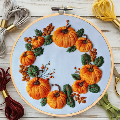 Rubbyoo Embroidery Kit - Original Pumpkin