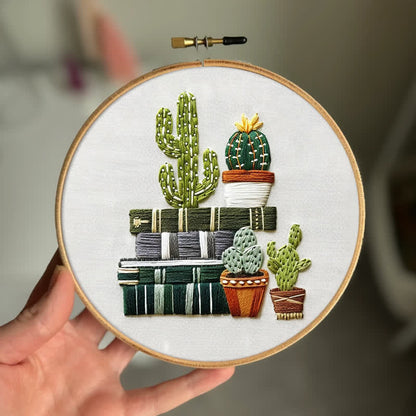 Rubbyoo Embroidery Kit - Book Lovers Gift