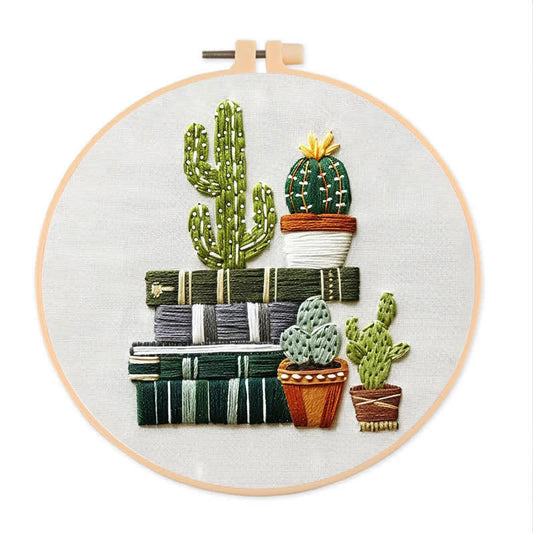 Rubbyoo Embroidery Kit - Book Lovers Gift