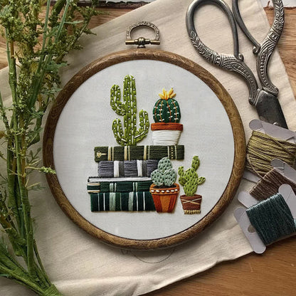 Rubbyoo Embroidery Kit - Book Lovers Gift