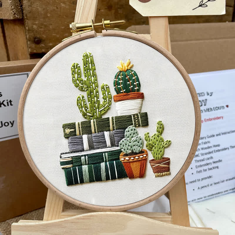 Rubbyoo Embroidery Kit - Book Lovers Gift