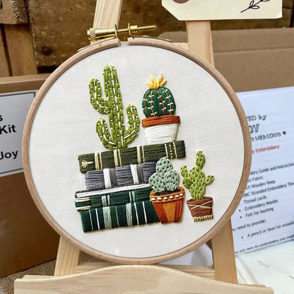 Rubbyoo Embroidery Kit - Book Lovers Gift