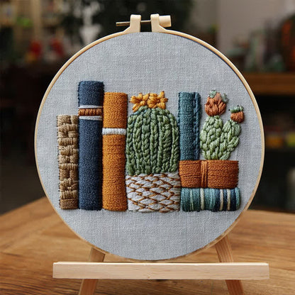 Rubbyoo Embroidery Kit - Bookshelf