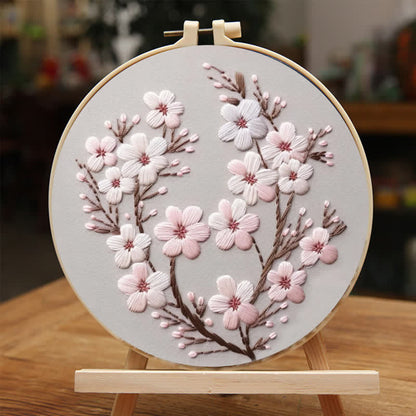 Rubbyoo Embroidery Kit - Cherry Blossom