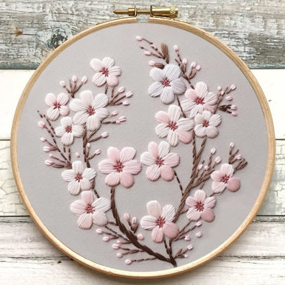Rubbyoo Embroidery Kit - Cherry Blossom