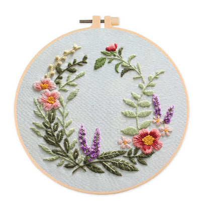 Rubbyoo Embroidery Kit - Wildflowers Indian Summer