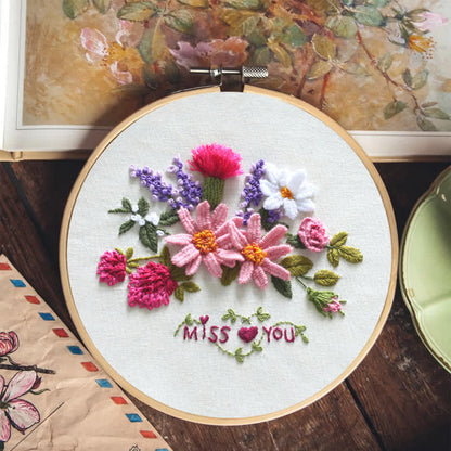 Rubbyoo Embroidery Kit - Miss You