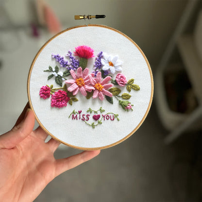 Rubbyoo Embroidery Kit - Miss You