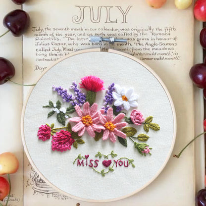 Rubbyoo Embroidery Kit - Miss You