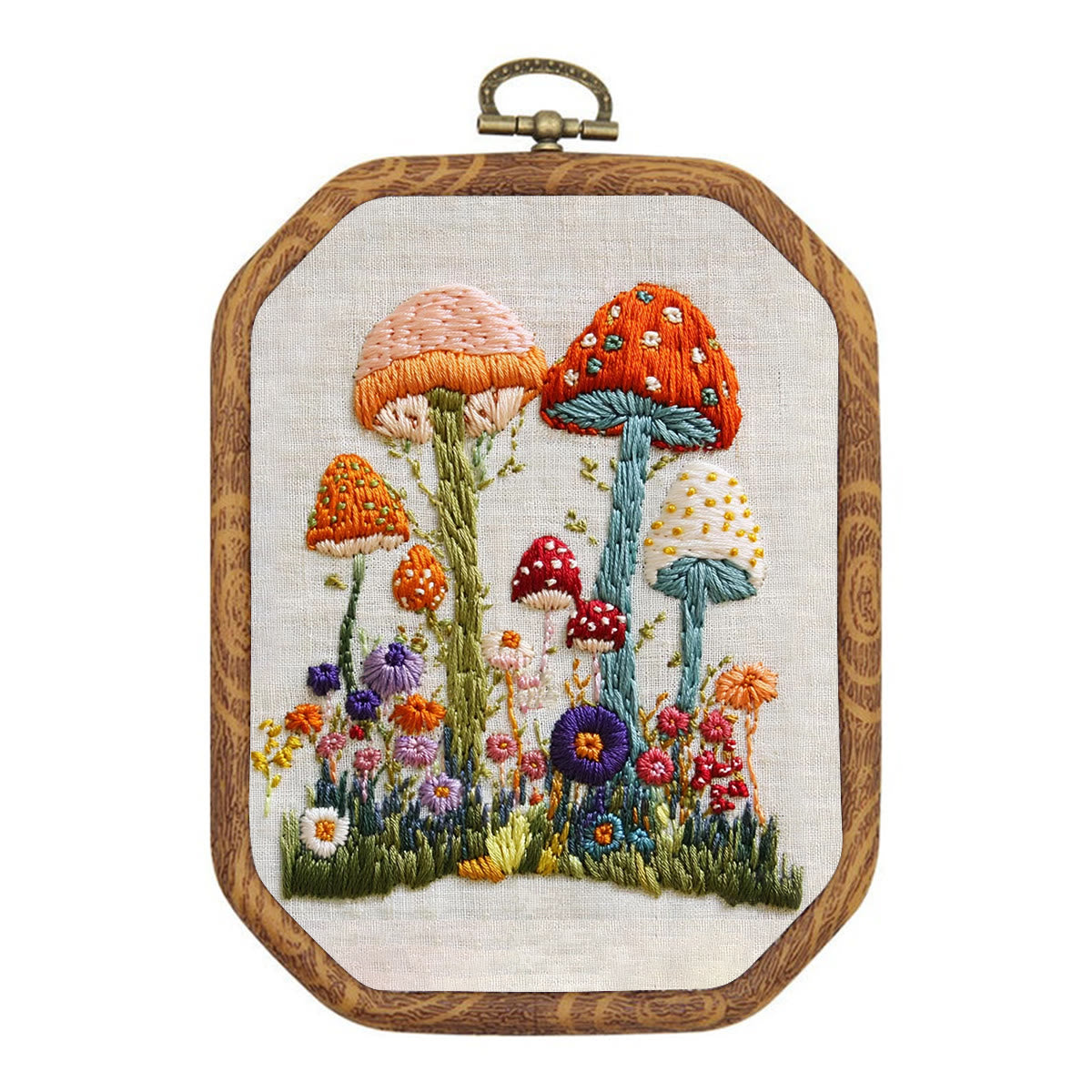 Rubbyoo Embroidery Kit- Mushroom Plant 2