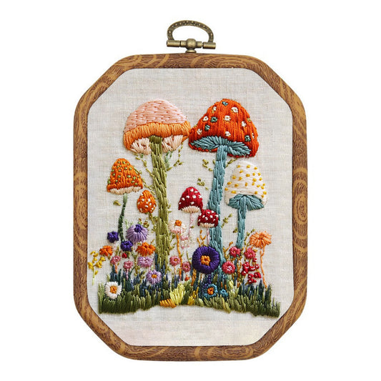 Rubbyoo Embroidery Kit- Mushroom Plant 2