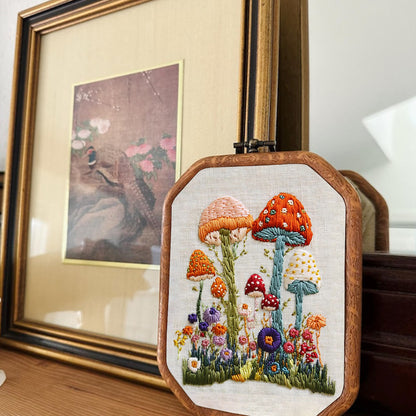 Rubbyoo Embroidery Kit- Mushroom Plant 2
