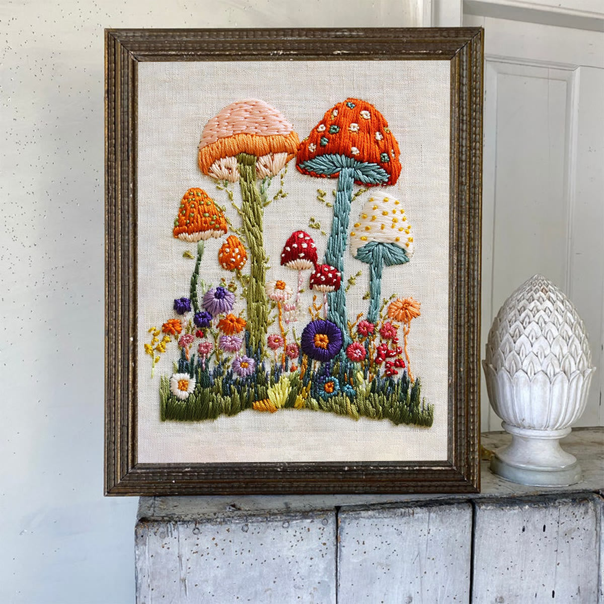 Rubbyoo Embroidery Kit- Mushroom Plant 2