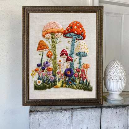Rubbyoo Embroidery Kit- Mushroom Plant 2