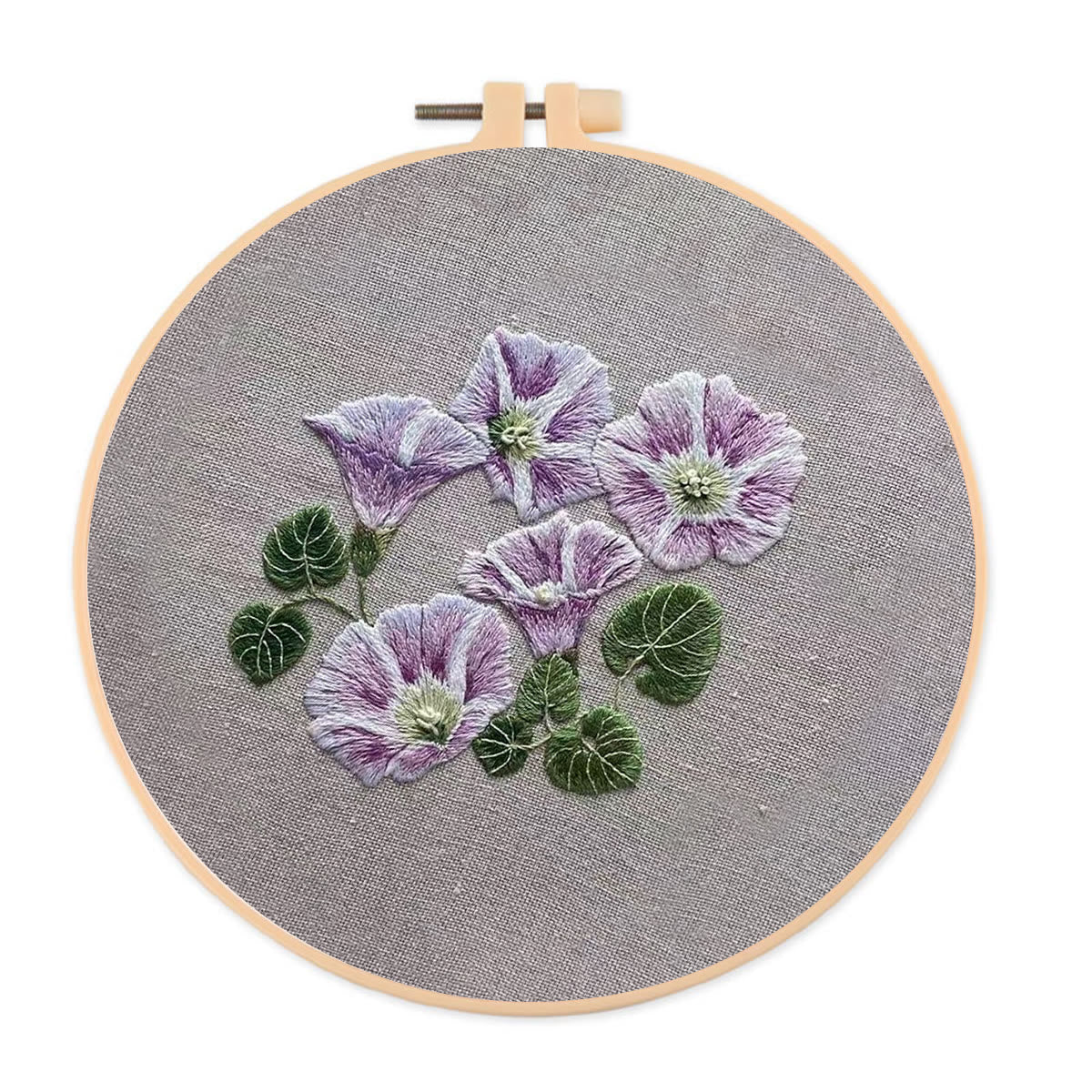 Rubbyoo Embroidery Kit- Mini Purple Hortensia