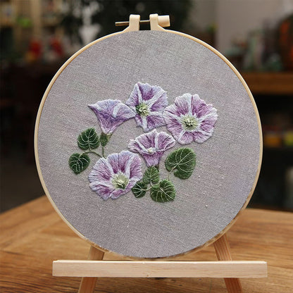 Rubbyoo Embroidery Kit- Mini Purple Hortensia
