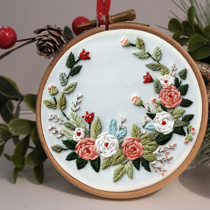 Rubbyoo Embroidery Kit- Christmas Winter Garland
