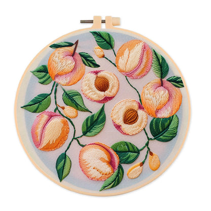 Rubbyoo Embroidery Kit-  Peach Petals