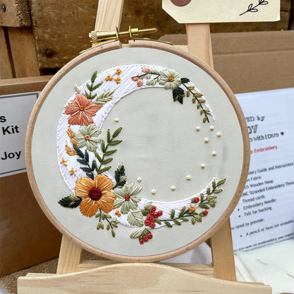 Rubbyoo Embroidery Kit- Flower Moon