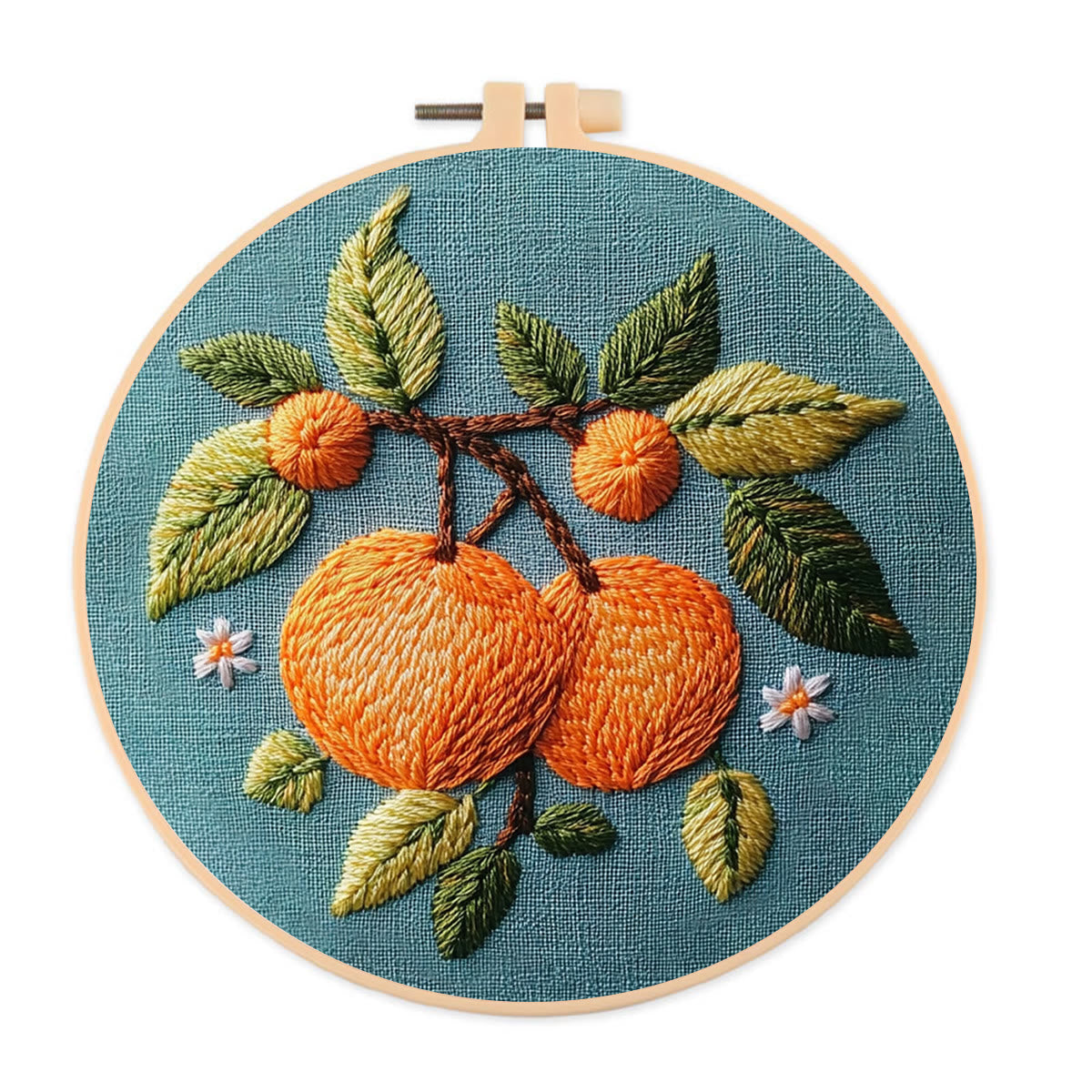 Rubbyoo Embroidery Kit-  Branch Oranges