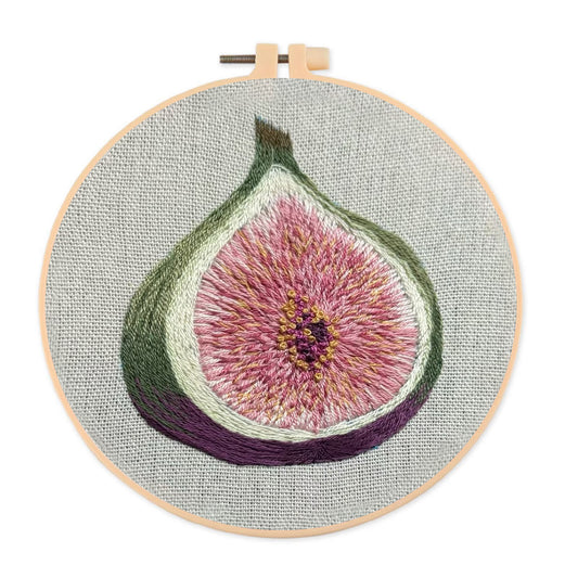 Rubbyoo Embroidery Kit- Fig