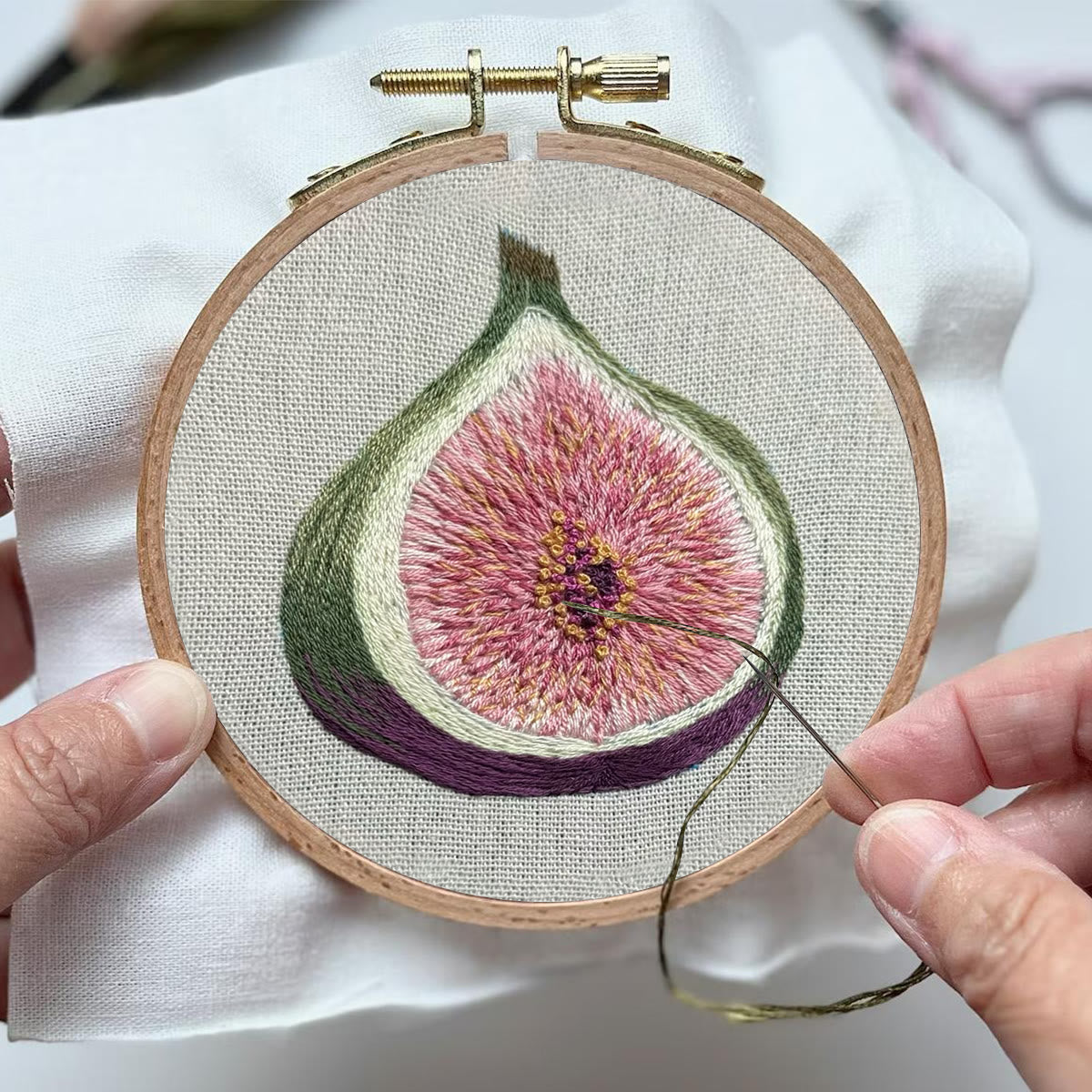 Rubbyoo Embroidery Kit- Fig