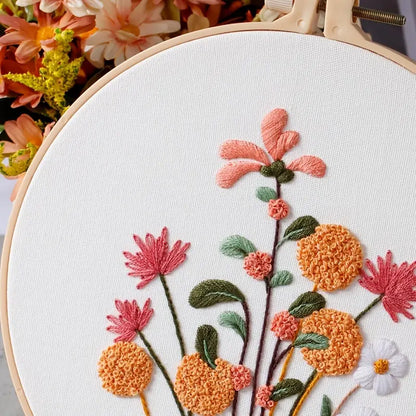 Rubbyoo Embroidery Kit - Flowers And Plants