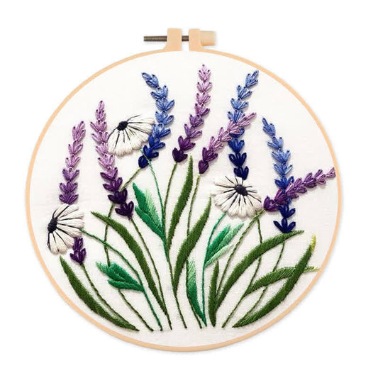 Rubbyoo Embroidery Kit - Floral Diy Craft Kits