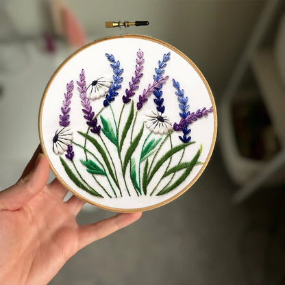Rubbyoo Embroidery Kit - Floral Diy Craft Kits