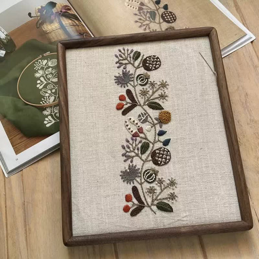 Decorative Painting Embroidery - Wild Flowers Beginner Friendly Embroidery