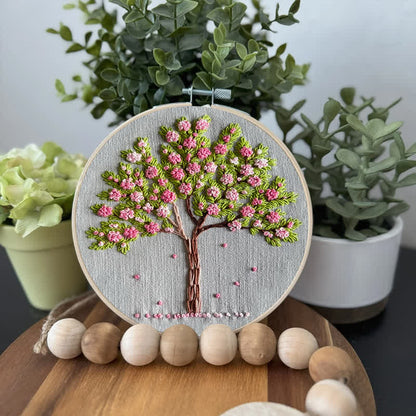 Rubbyoo Embroidery Kit - Pink Blossom
