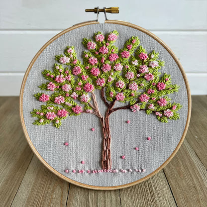Rubbyoo Embroidery Kit - Pink Blossom