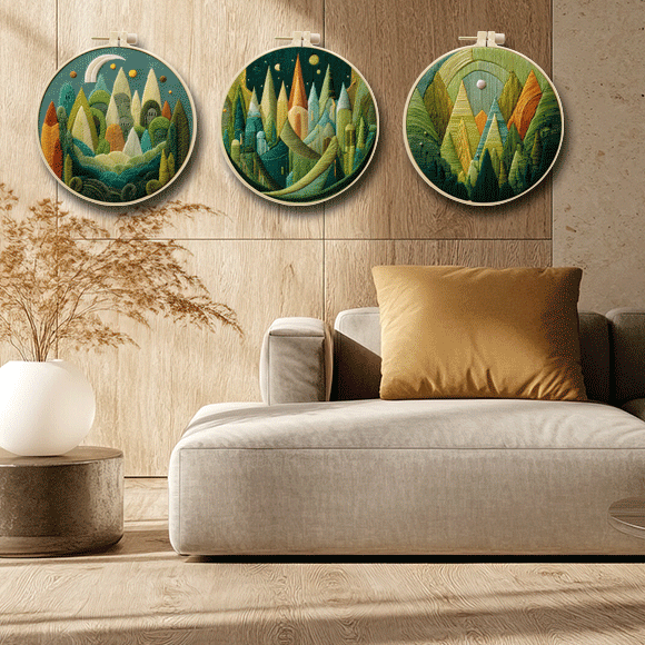 Enchanted Forest Embroidery Kit