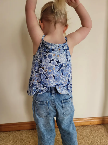 Reversible Anemone Top Sewing Template - With Instructions