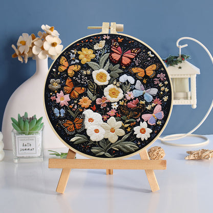 Butterfly Bloom Embroidery Kit