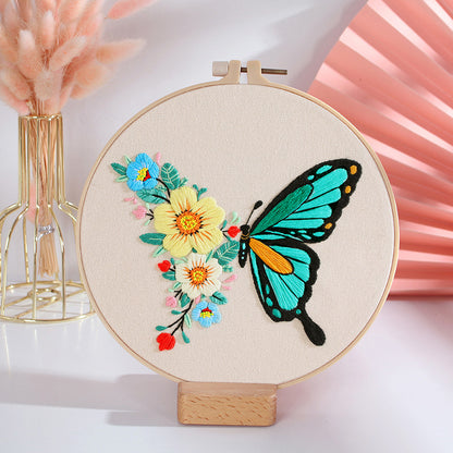Butterfly & Bloom - Themed DIY Embroidery Kits