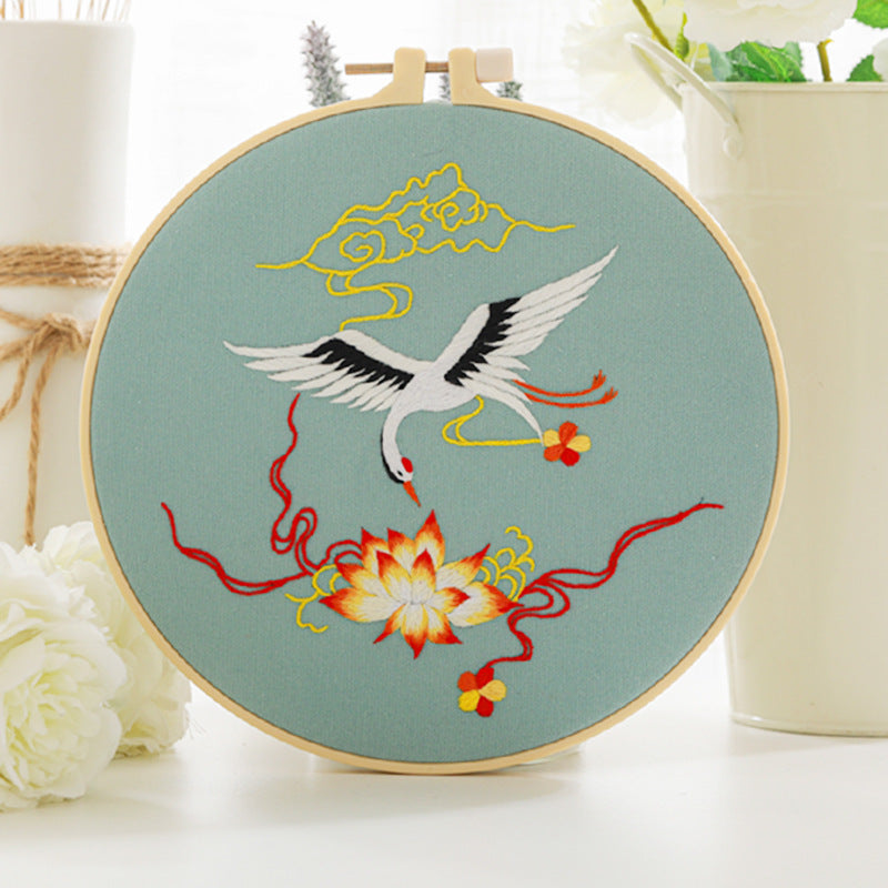 Flowers and birds -Themed DIY Embroidery Kits
