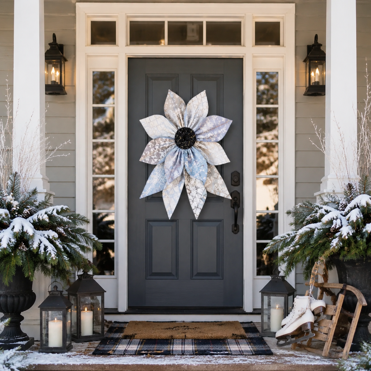 《The Heritage Bloom》Custom Wreath & Bow Sewing Template Set - With Instructions