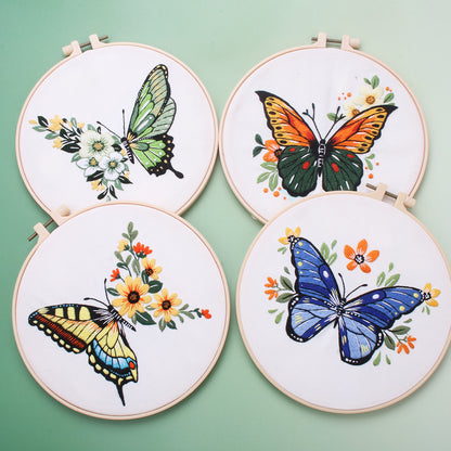 Butterfly Garden - Themed DIY Embroidery Kits