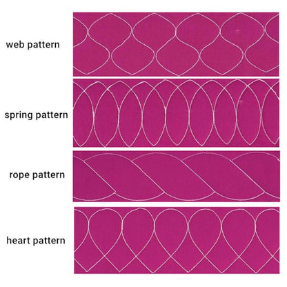 Diycraftsnow™ 4 Pcs Quilting Sewing Templates