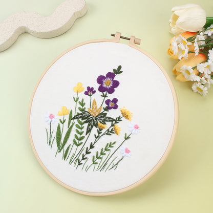 Wildflower Bouquet - Themed DIY Embroidery Kits